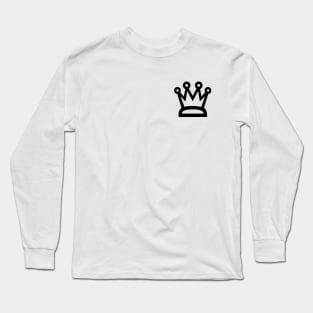 Crown (Black) Long Sleeve T-Shirt